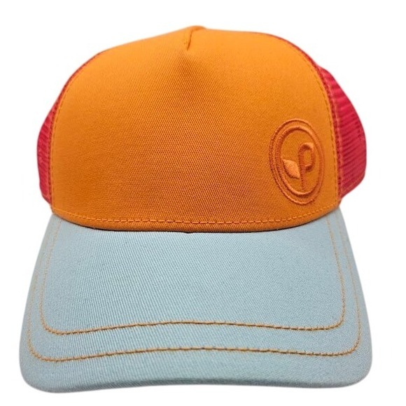 Pistil Orange Trucker Hat Cap Womens OS Adjustable Mesh Back NWT - Picture 1 of 5